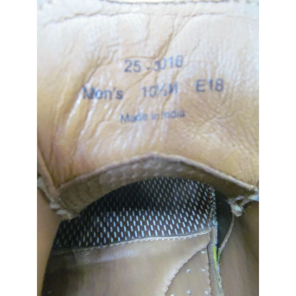 Johnston & Murphy Copeland Brown Leather Sheepskin Chukka Boots Mens Size  10.5